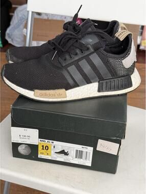 Women’s Adidas NMD R1 Black Size 10 Shoes